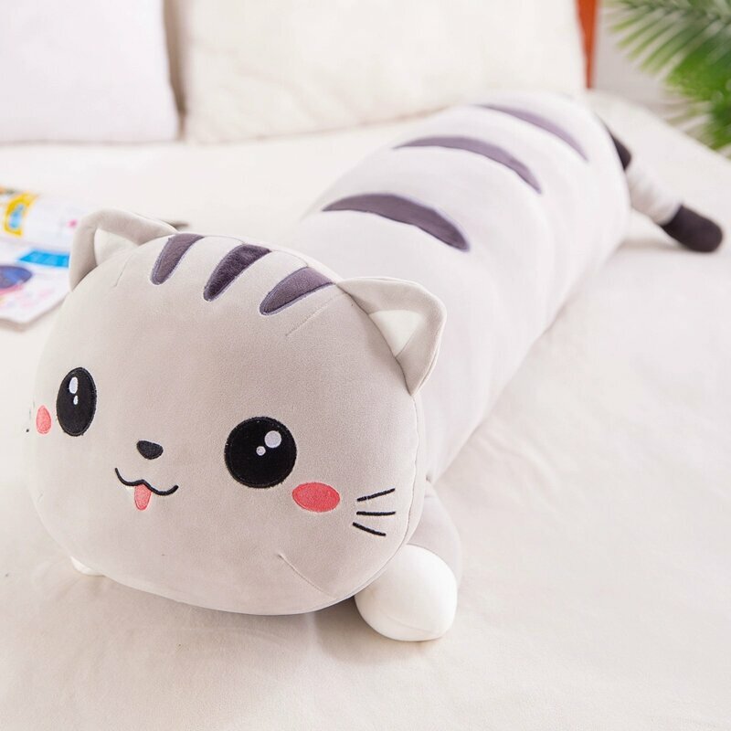Мягкая игрушка Кот Батон  игрушка-подушка длинный кот лежачий кот батон 60 см