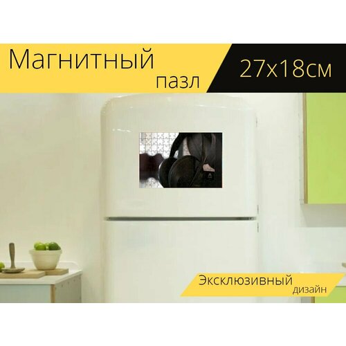 Магнитный пазл Зло, noice, отменяя на холодильник 27 x 18 см.