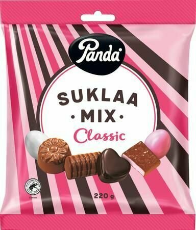 Конфеты Panda "Suklaa mix" ассорти 220 г (Из Финляндии)