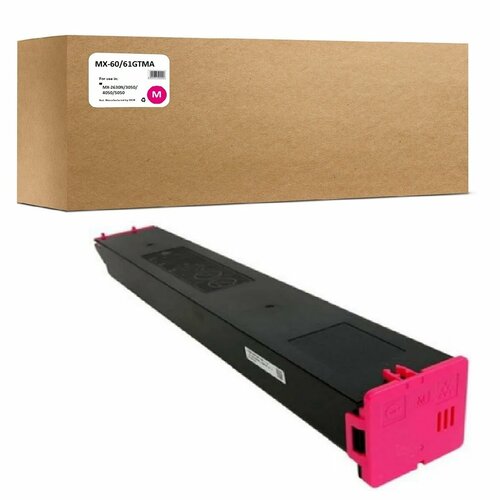 Картридж MX-61GTMA для Sharp MX-3050/4050/5050 24K Magenta Compatible тонер картридж sharp mxb42t для mxb427 ресурс 20 000 страниц при 5% заполнении