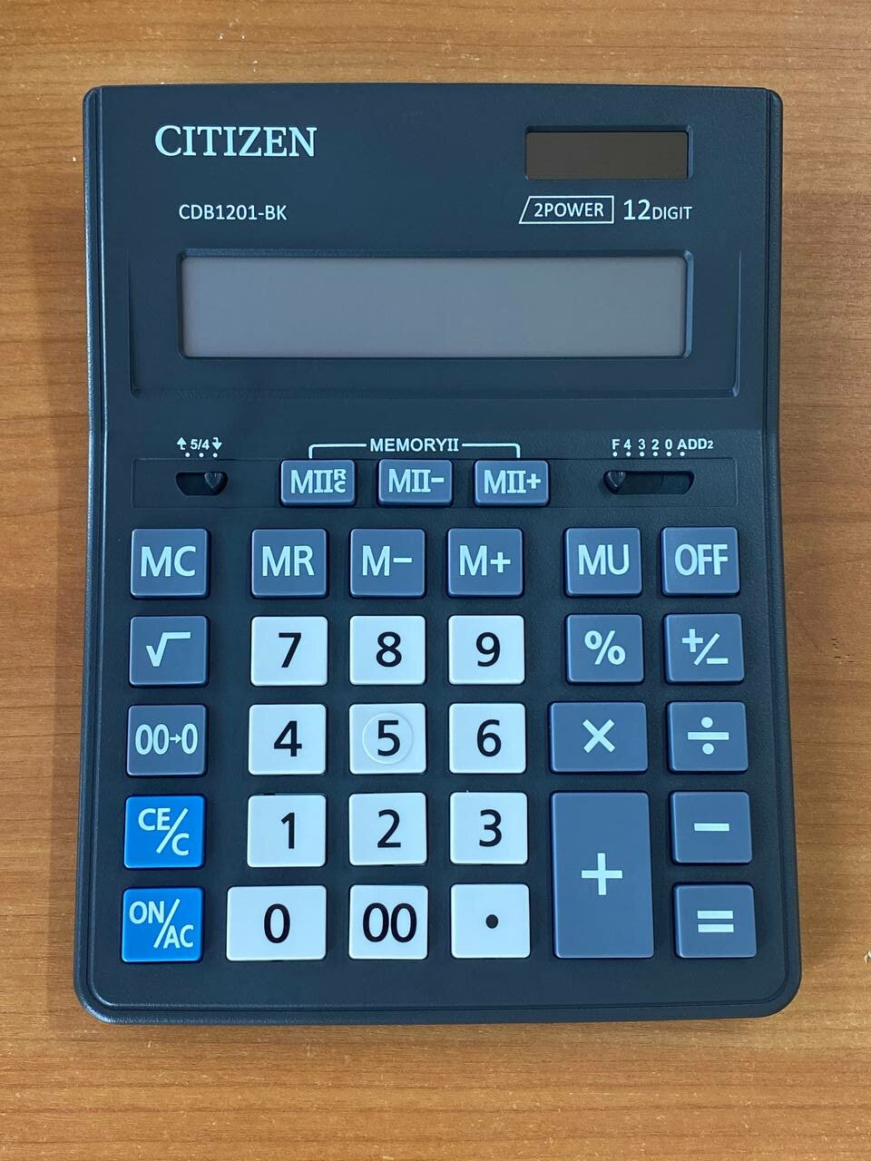 Citizen Калькулятор настольный Полноразмерный Business 12 разрядный черный
