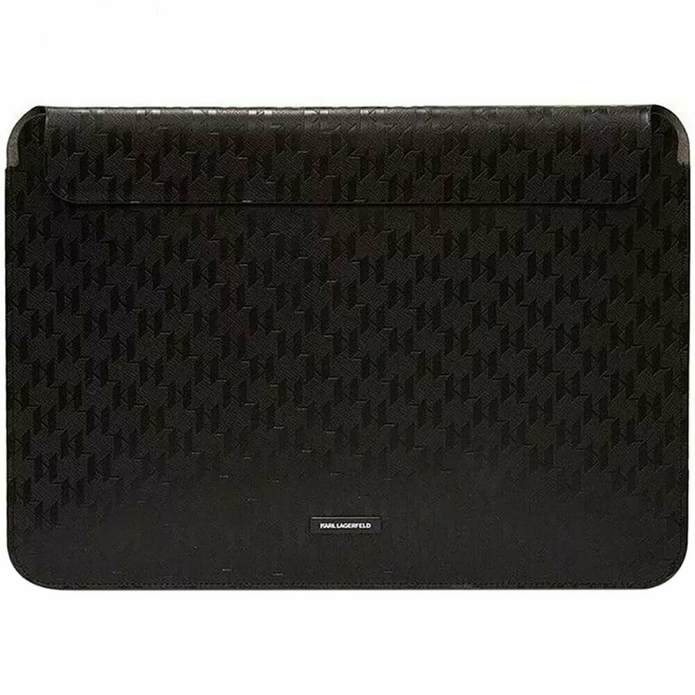 Karl Lagerfeld чехол-папка для Macbook 13"/14" Saffiano Sleeve Monogram, черный