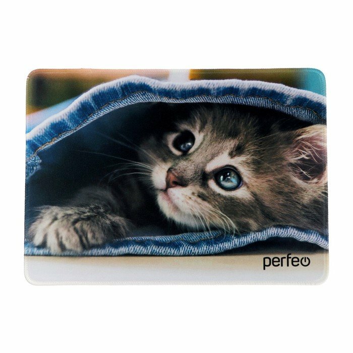 Коврик для мыши Perfeo Cat рис.7, 350x250x4 мм (комплект из 4 шт)