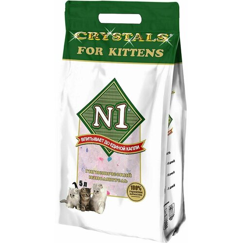 Наполнитель для кошачьего туалета Crystals for kittens 5л 3 шт