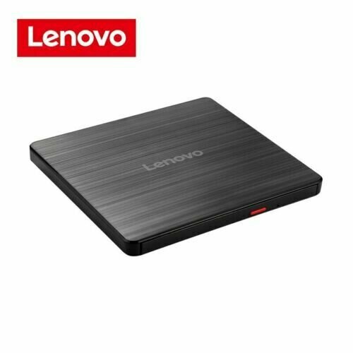 DVD привод внешний, оптический DVD-RW Lenovo DB65 черный USB 2.0 RTL внешний оптический привод usb 4k 3d blu ray rw