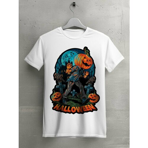 фото Футболка hypnotica, размер 2xl, белый