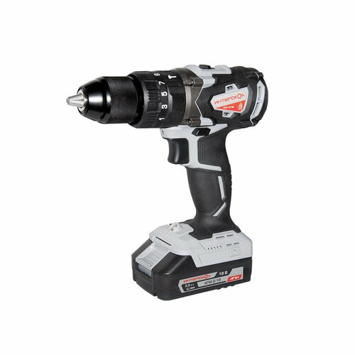 Аккумуляторный шуруповерт ударный ИНТЕРСКОЛ ДАУ-1318В 60 18В 1 акк х 40 Ah з у 1646700₽