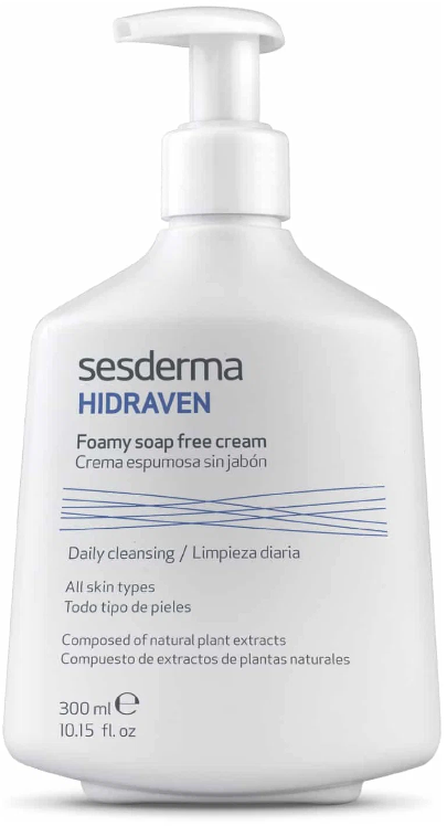 SesDerma Hidraven Foamy Soap Free Cream Крем-пенка для умывания с растител. экстрактами, 300 мл