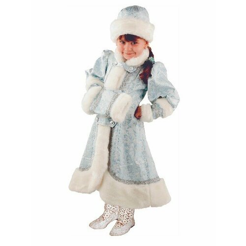 фото Карнавальный костюм снегурочка княжеская, батик. размер 32, рост 122-128 см, 7 - 8 лет