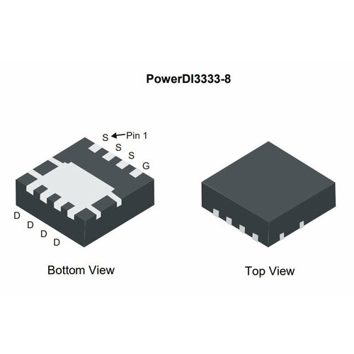 Микросхема DMG7430LFG N-Channel MOSFET 30V 10.5A POWERDI3333