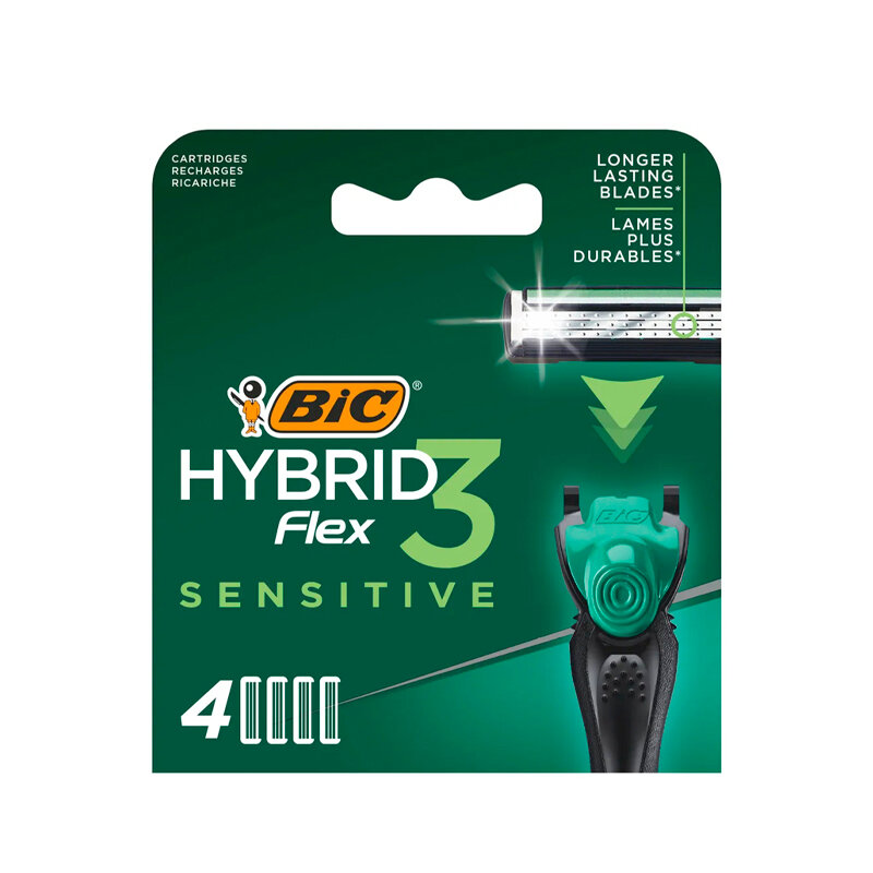 Сменные картриджи Bic Hybrid 3 Flex Sensitive 4 пр.