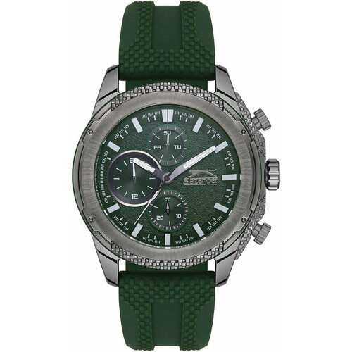 Наручные часы Slazenger Наручные часы SL.09.2153.2.04, зеленый, серый