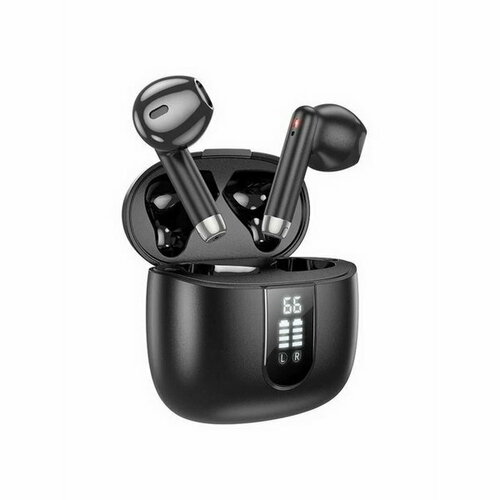 Наушники EW36 TWS беспроводные вкладыши BT53 30400 мАч микрофон черные 2368₽