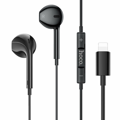 Наушники внутриканальные HOCO M111 Primero 8 pin 12 м цвет чёрный 59300₽