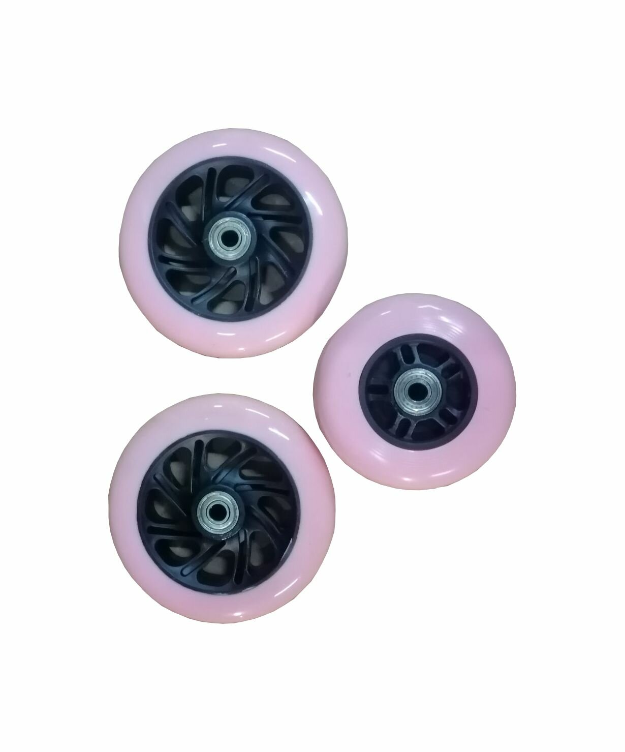 Набор колес для самоката RIDEX 3D Robin, (120/90 мм), розовый