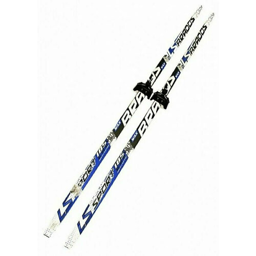 Лыжный комплект STC 75 мм, 170 см STEP, без палок, Brados LS Sport 3D black/blue