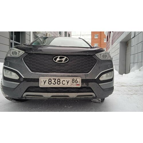 Утеплитель радиатора для Hyundai Santa Fe 2015 -2018 III Рестайлинг Комплект Соты