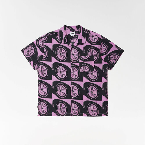 Рубашка OBEY, размер S, фиолетовый