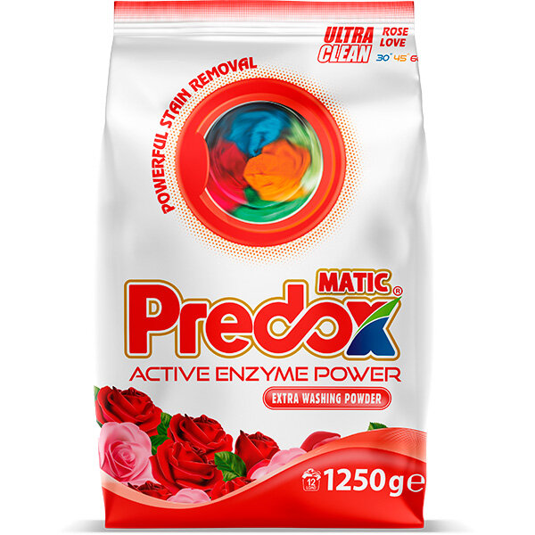 Стиральный порошок Predox Роза 1250г