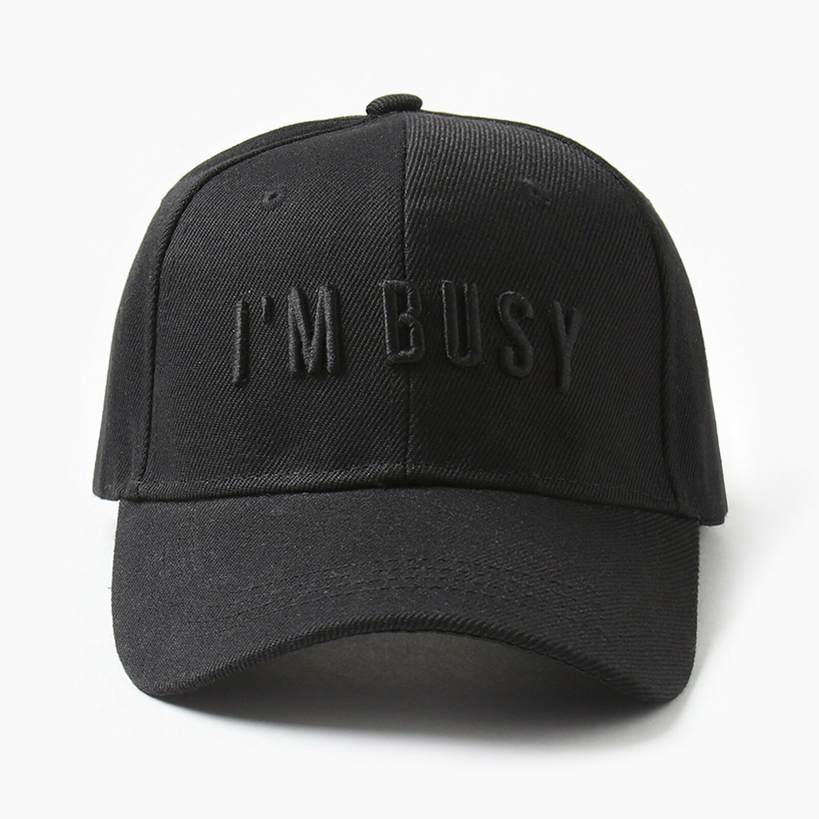 Мужская кепка MIST I'm busy, черная, размер 56-58