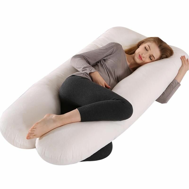 Подушка для беременных со съемной наволочкой, подушки для кормления в форме Подковы, 125х72 см