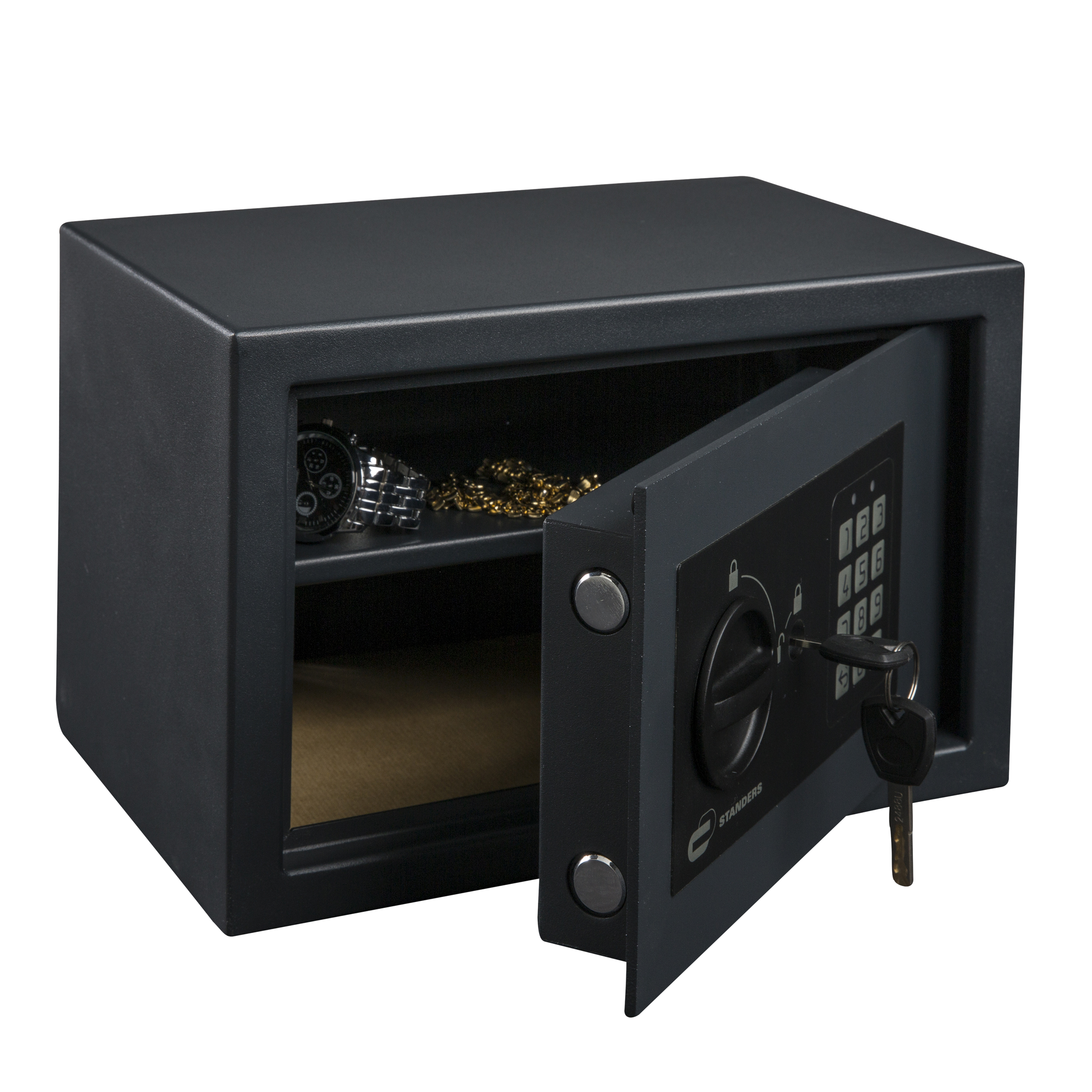 фото Сейф 9/10 л электронный замок 31x20x20 см сталь STANDERS
