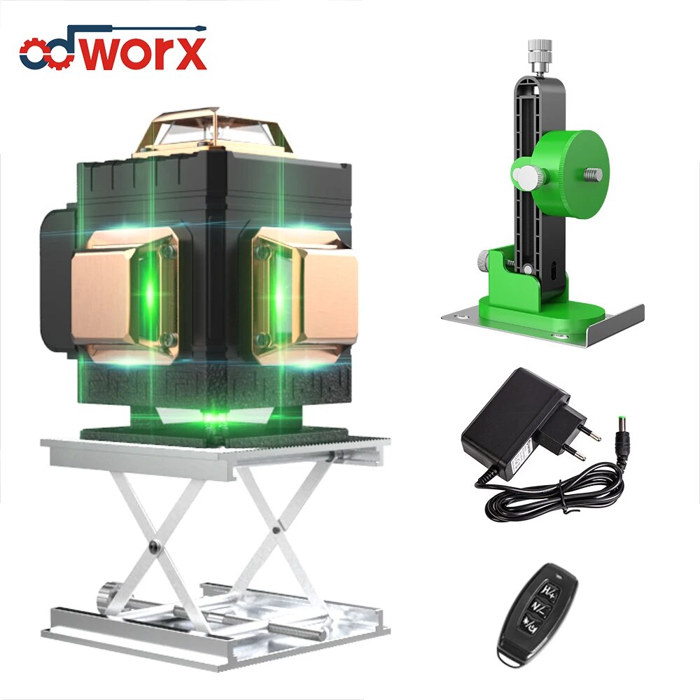 фото Лазерный уровень с 16/12 линиями 4D