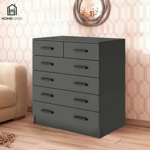 Комод для одежды и вещей HomeGrad Boston 42 ящика Графит 18441₽