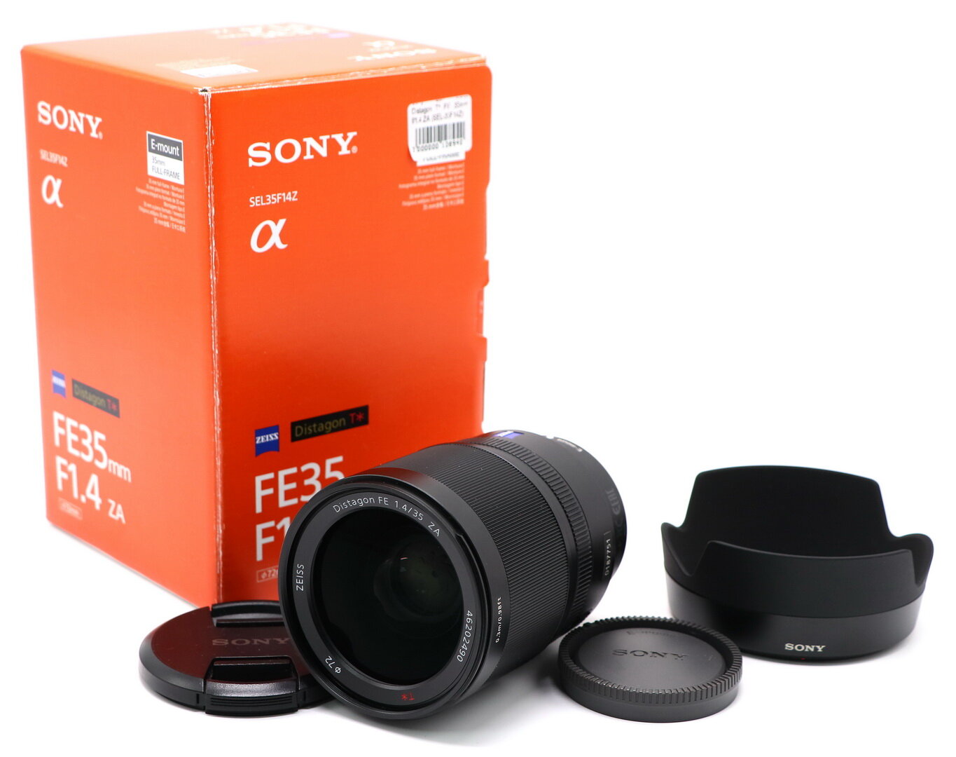 Sony Carl Zeiss Distagon T* FE 35mm f/1.4 ZA (SEL-35F14Z) в упаковке