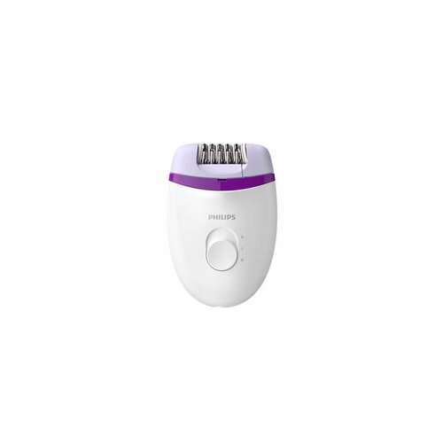 Эпилятор Philips BRE 224/225 Satinelle Essential 50 мм белый/фиолетовый