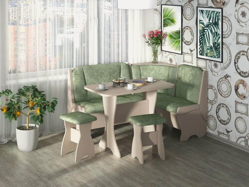 Изображение товара Кухонный уголок Оливия Бодего Светлый/В. Мохито/Бодего Светлый