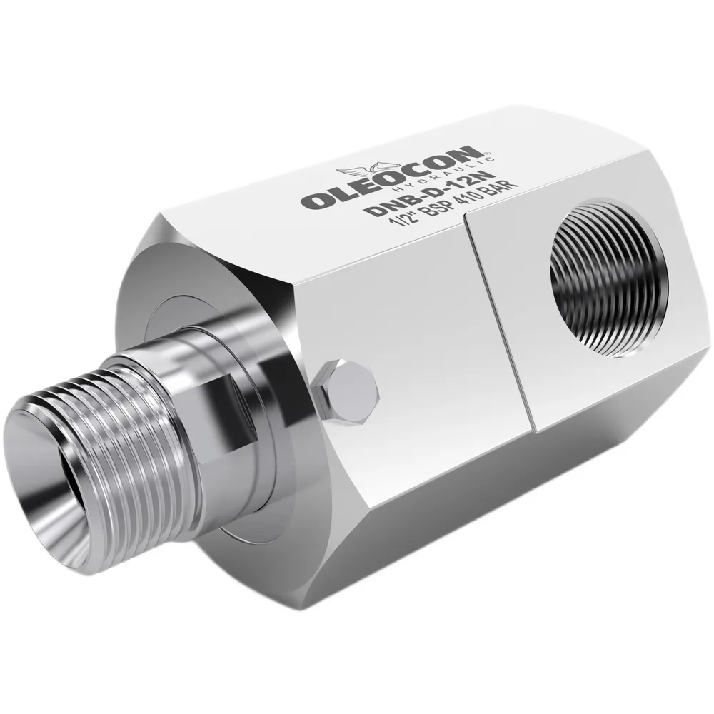 Гидравлическое вращающееся соединение (вертлюг) DN12 G1/2 (BSP) угловой