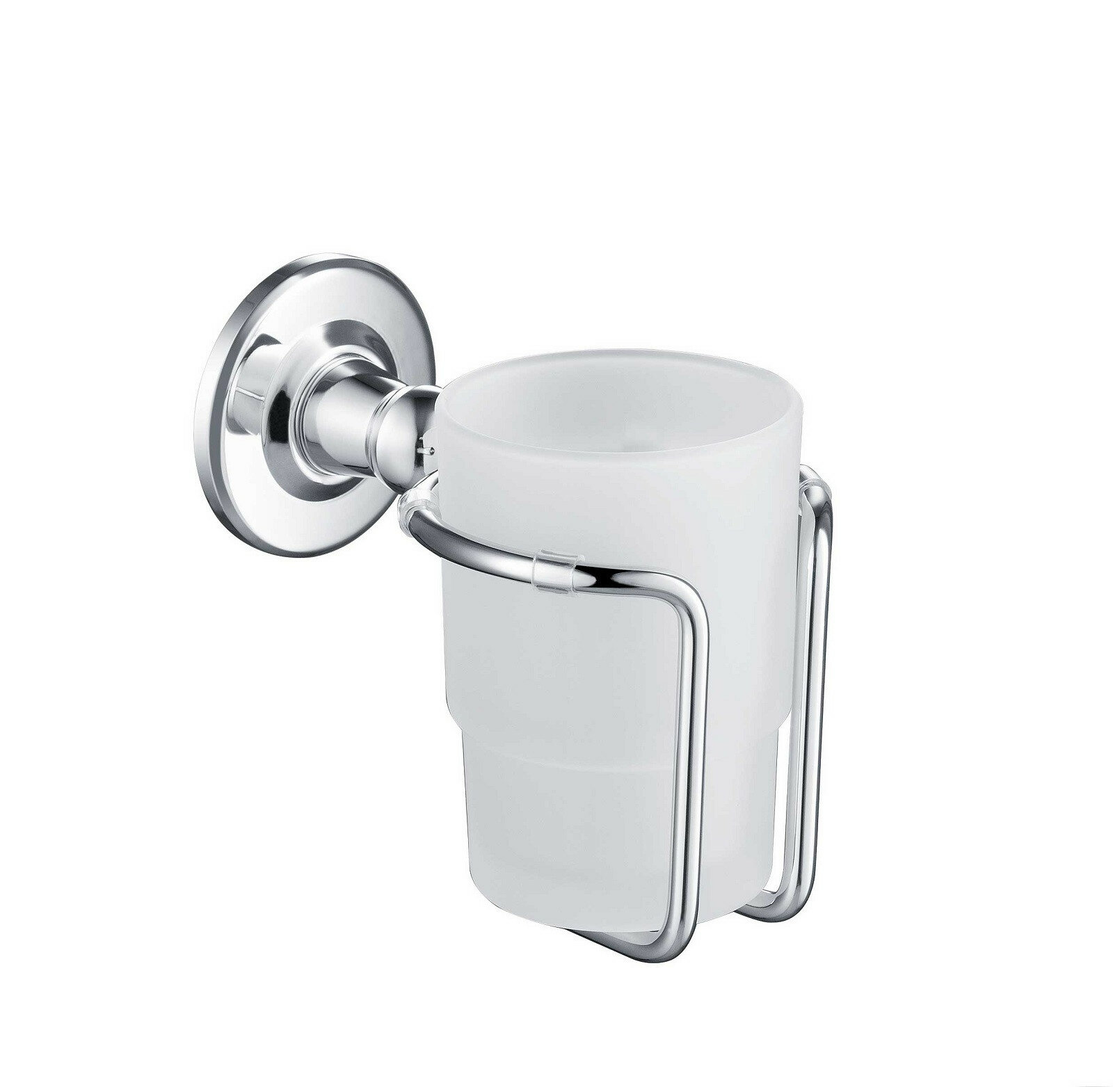 Стакан для зубных щёток стеклянный хром Timo Nelson 150031 00