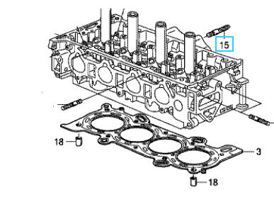 Шпилька 8X25 (Оригинал)