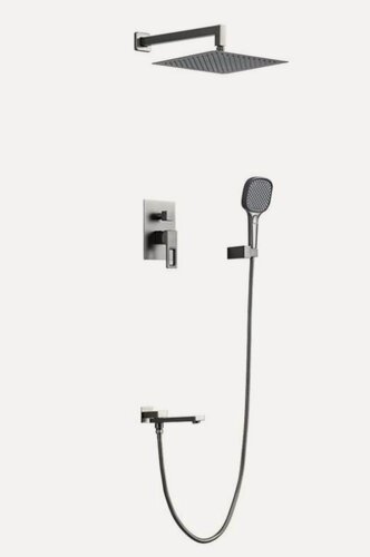 Изображение товара Душевая система со смесителем скрытого монтажа GAPPO Futura G7117-9 оружейная сталь