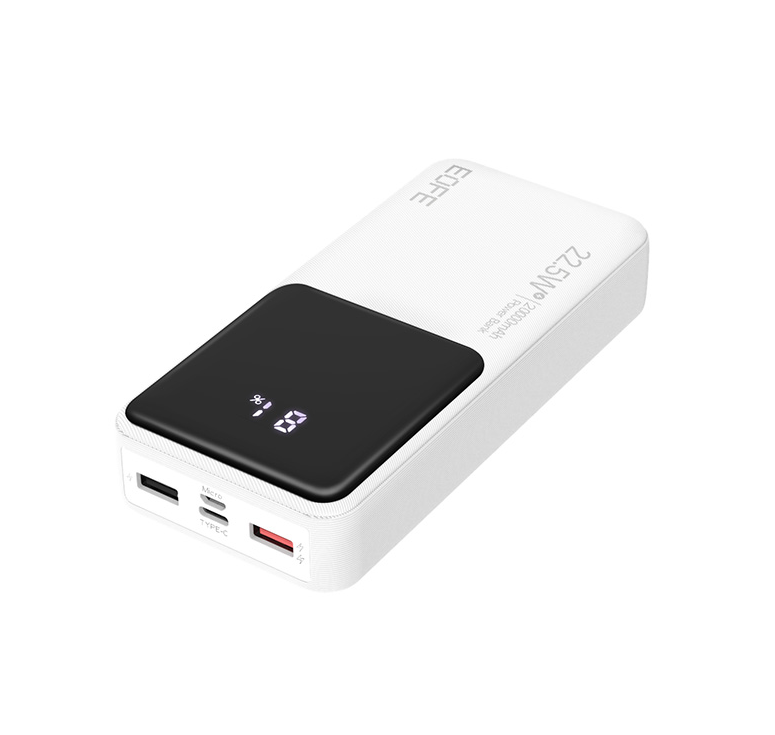 Аккумулятор Внешний EOFE G201 20000mAh LCD 22.5W белый