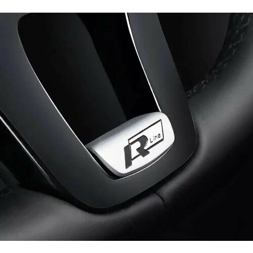 3D алюминиевый сплав Rline эмблема автомобиля наклейка на руль аксессуары для Volkswagen GTI Polo Golf Passat Scirocco Jetta Beetle I 718₽