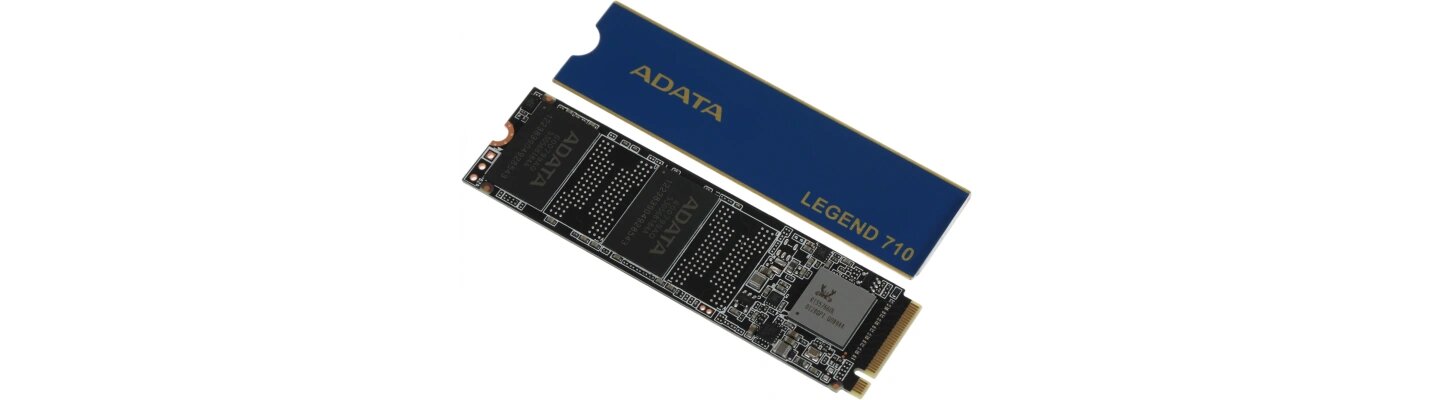 Твердотельный накопитель A-Data Legend 710 512ГБ, M.2 2280, PCIe 3.0 x4, M.2 ALEG-710-512GCS — фото 1