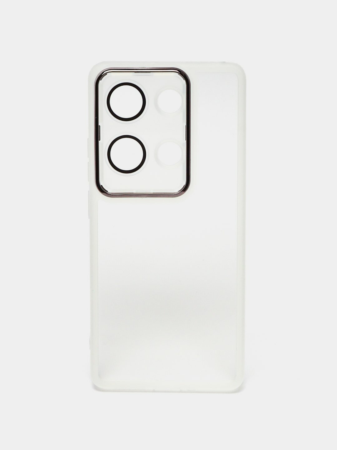 Силиконовый чехол для Xiaomi Redmi Note 13 Pro с защитой камеры, прозрачный