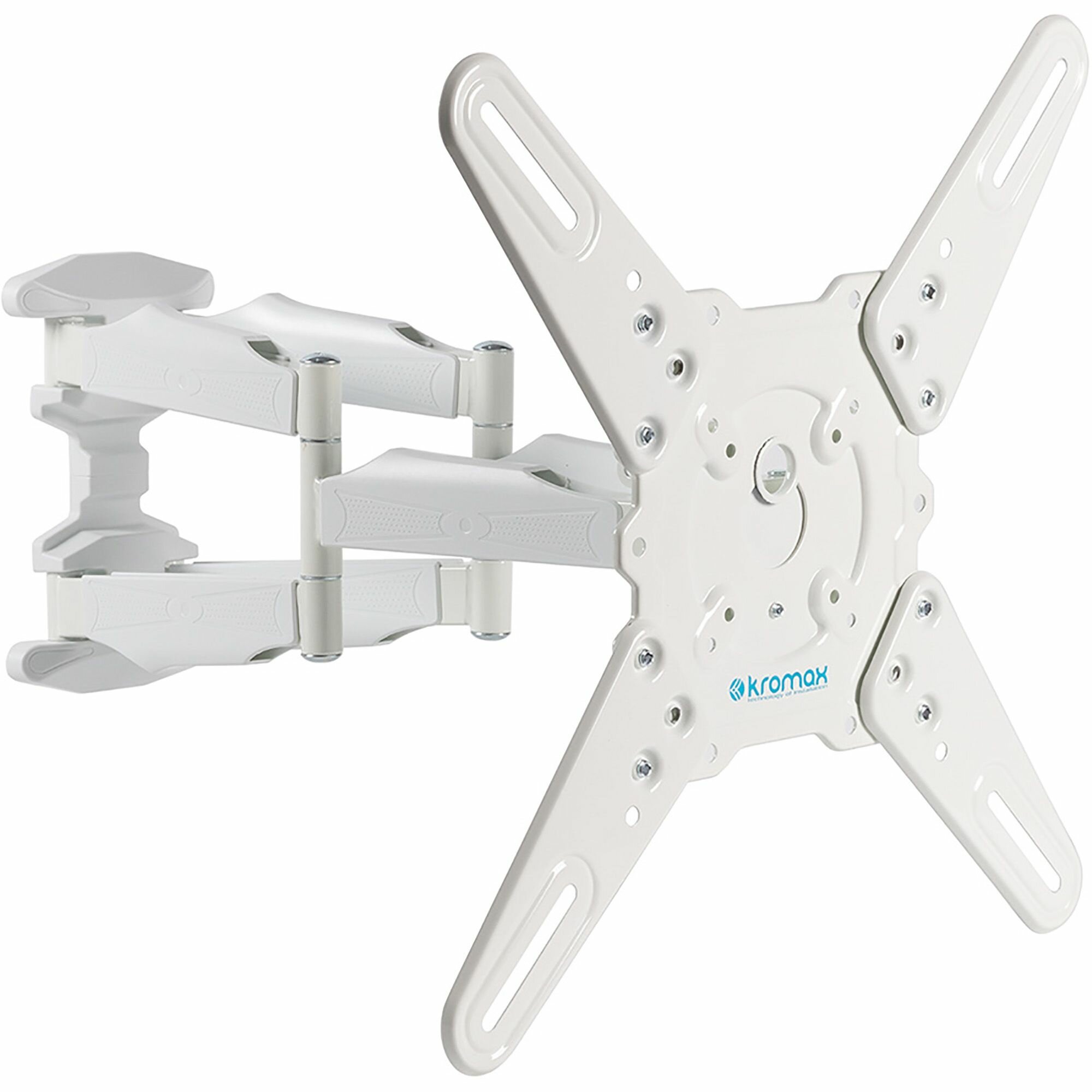 Настенный поворотно-наклонный кронштейн для телевизоров и мониторов с диагональю от 22 до 65 дюймов Кронштейн Kromax Atlantis-45 (белый)
