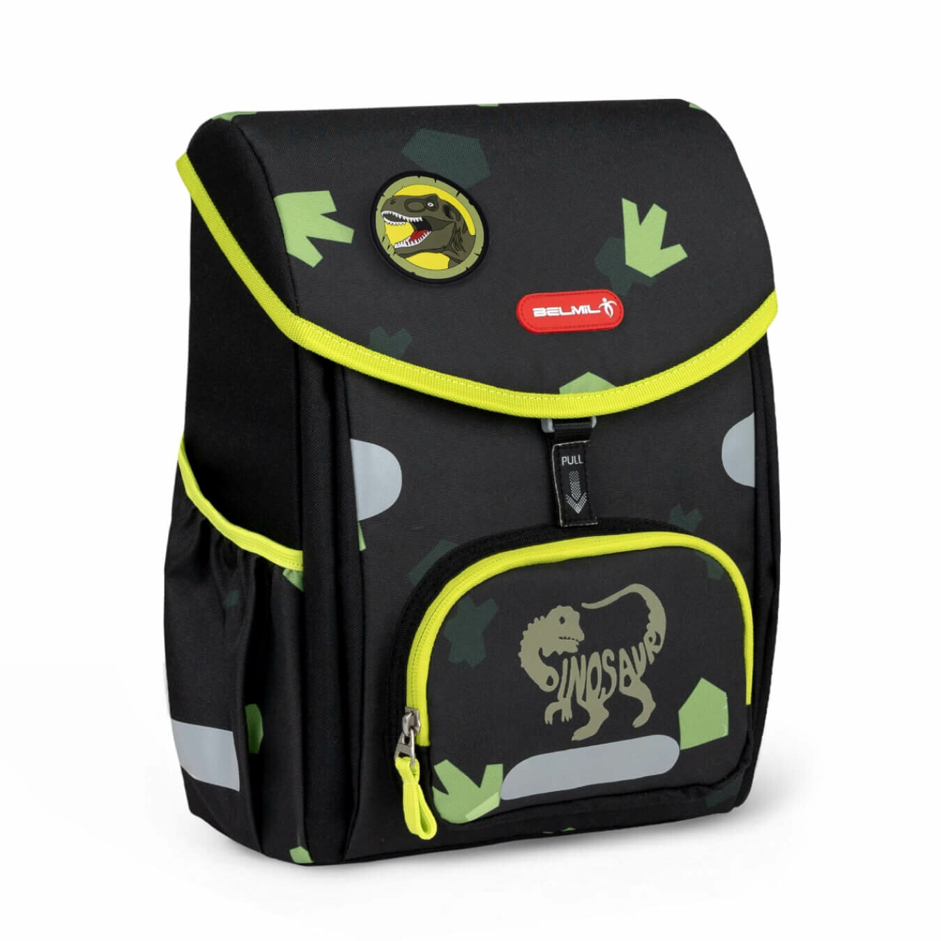 Ранец школьный Belmil Clickbag Prime DINOSAUR BEL-PRM-405-80-BDR 26x34x19 см 680 гр — фото 1