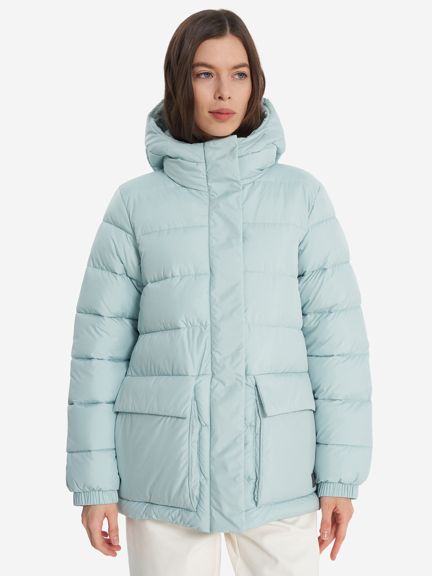 Пуховик OUTVENTURE, размер 54-56, мятный — фото 1
