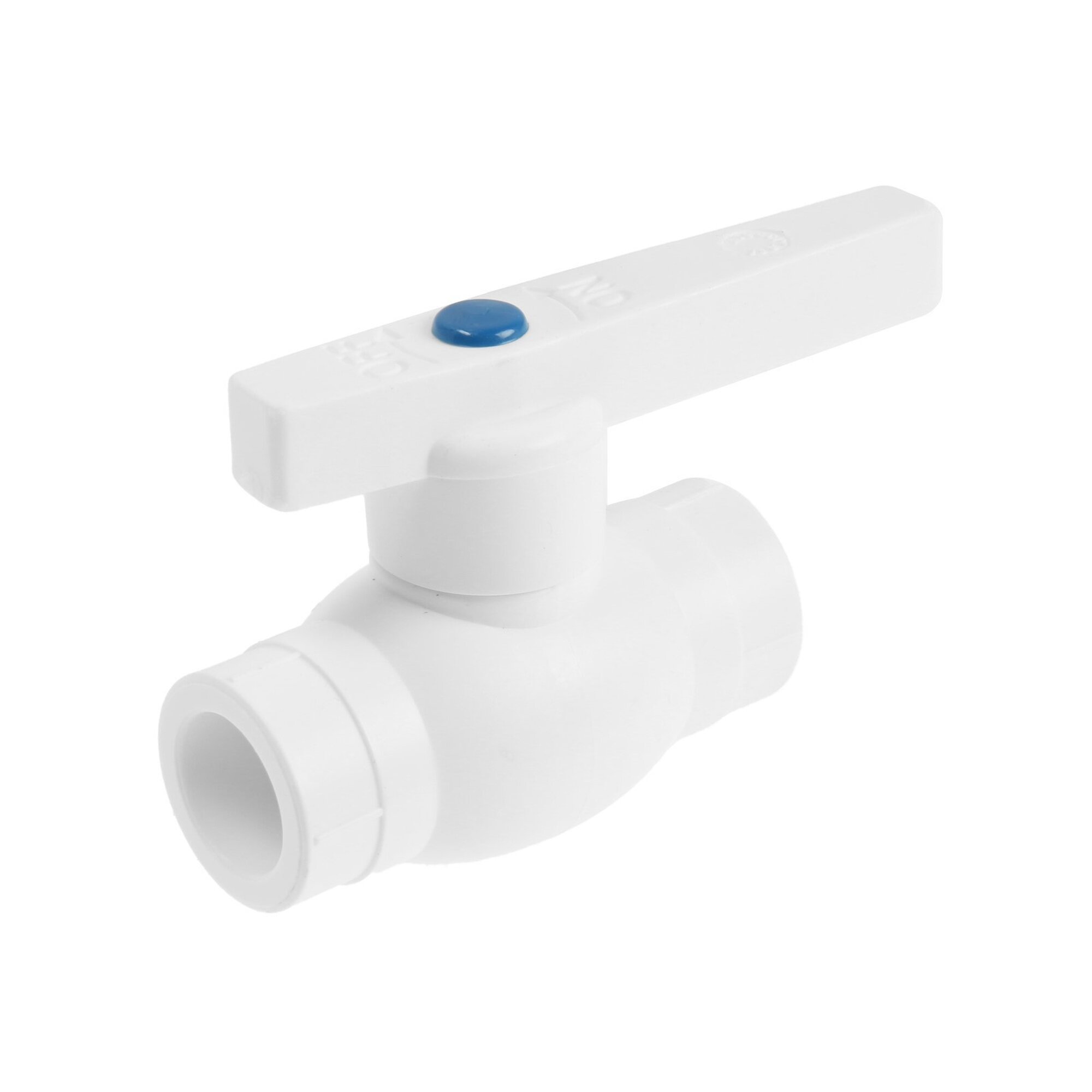 Кран шаровой MeerPlast 20 мм полипропиленовый 1 шт белый