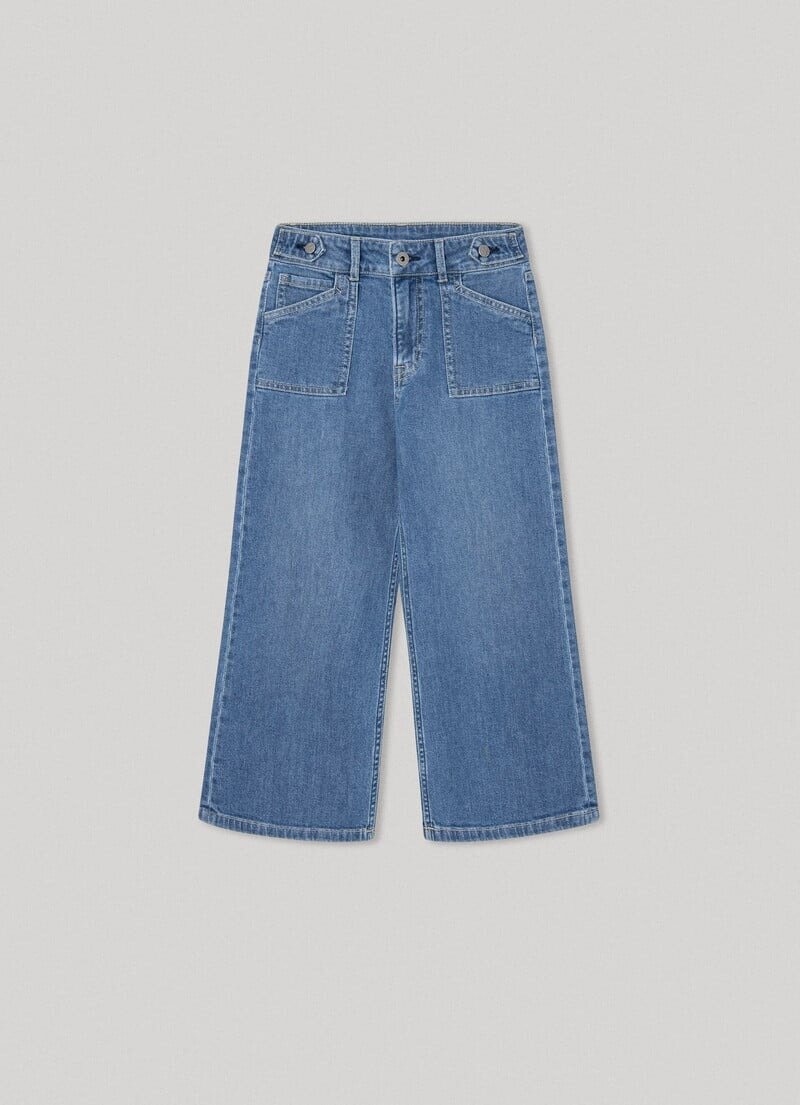 Pepe Jeans London, Брюки для девочки, цвет: голубой, размер: 10 (140см)