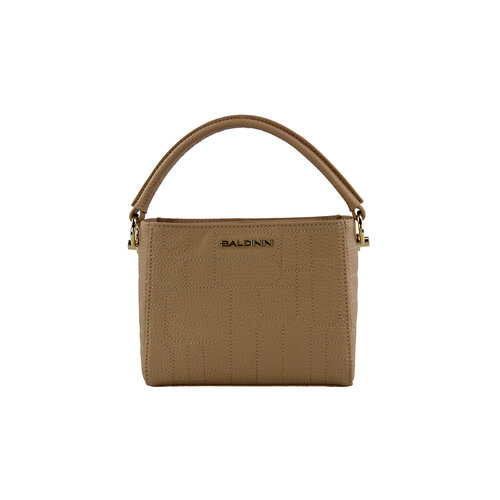 фото Сумка baldinini, фактура перфорированная, бежевый