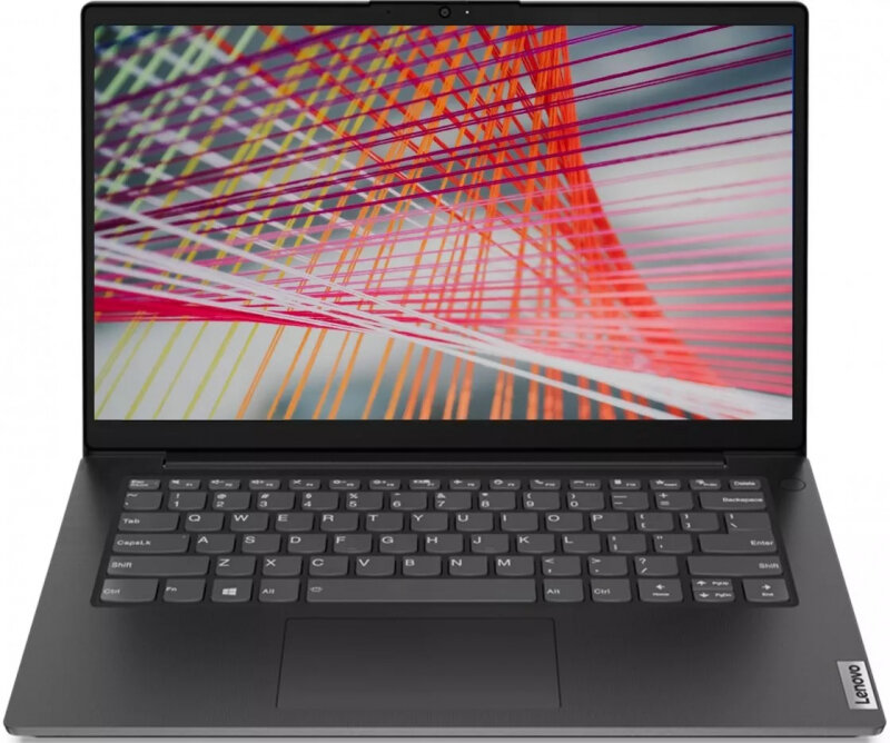 14" Ноутбук Lenovo V14 G2ITL 1920x1080, Intel Core i5 1135G7 2.4 ГГц, RAM 8 ГБ, DDR4, SSD 256 ГБ, Intel Iris Xe Graphics, Windows 10 Pro, Global, 82KA00KNUS, черный, английская раскладка