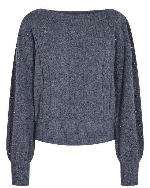 Пуловер NUMPH, размер L, серый
