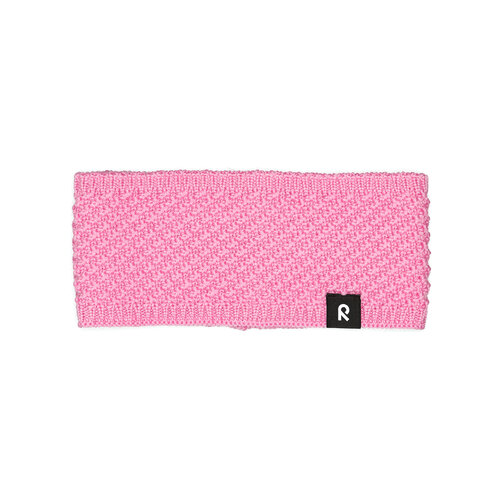 фото Повязка reima для девочек демисезонная, шерсть, подкладка, размер 44, розовый