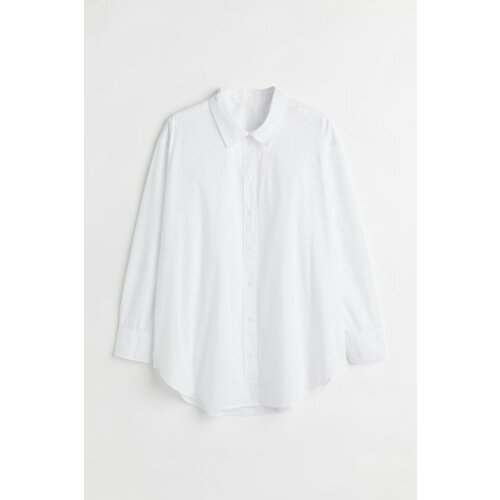 Рубашка  H&M, размер L, белый