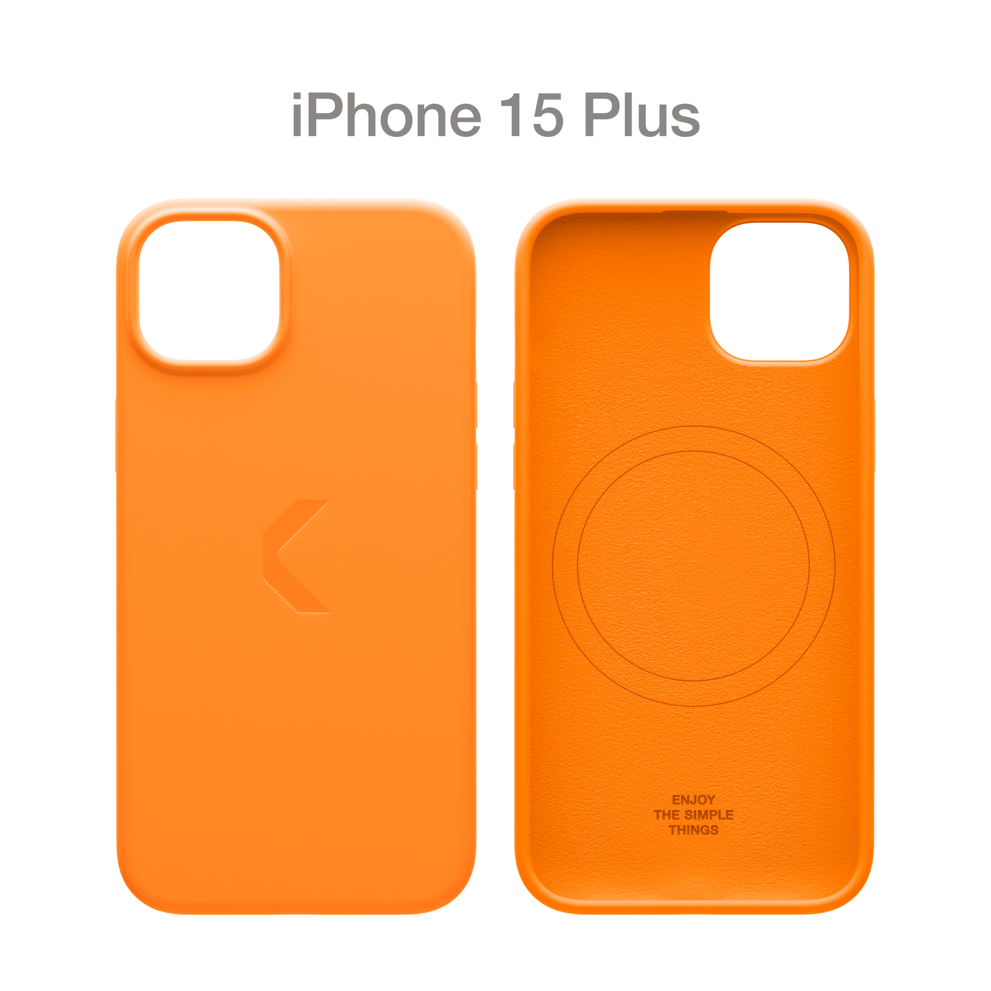 Защитный чехол COMMO Shield для Apple iPhone 15 Plus, с магнитным кольцом, Mandarin (Orange)